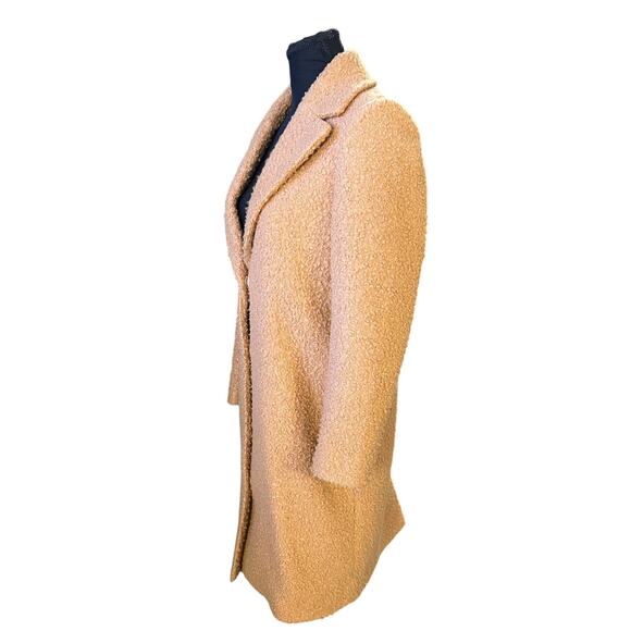 J. McLaughlin Camel Lark Button Front Stadium Coat Size S - Picture 2 of 7